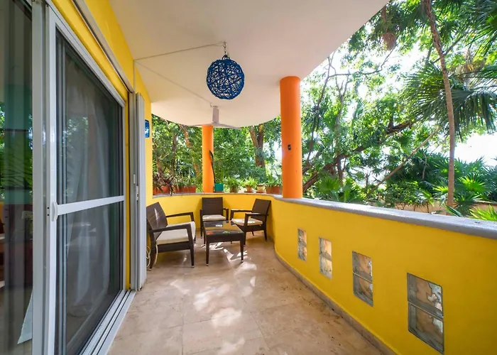 Tropical Ground-Floor 2Br - Playacar Phase 2 Ferienhaus